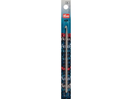 Prym heklenål ull - 4,5 - alu - lengde 14 cm