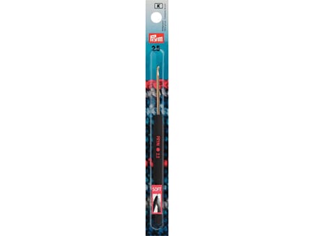 Prym Heklenål Soft grip - 2,5 - aluminium
