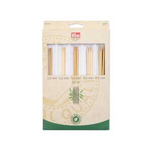 Prym 1530 Bambus Settpinne 5 str - 2,5 - 4,5mm / 20 cm