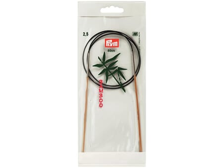 Prym Bambus Rundpinne - 80 cm/ 2,5 mm