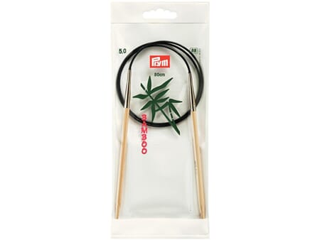 Prym Bambus Rundpinne - 80 cm/ 5 mm