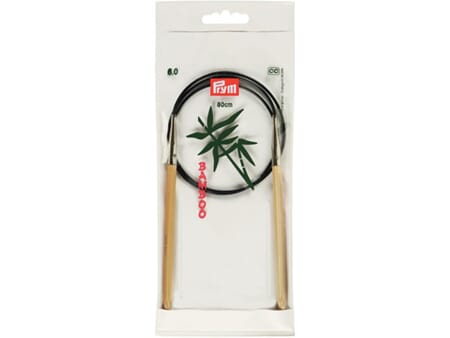 Prym Bambus Rundpinne - 80 cm/ 6 mm