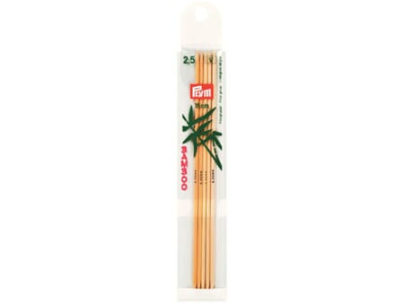 Prym Bambus settpinner - 2,5 mm/ 15 cm