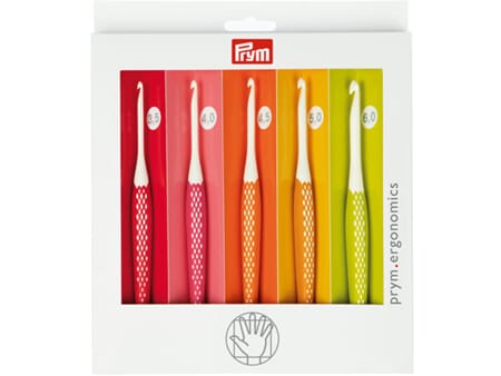 Prym Ergonomics heklenål sett - 3,5 - 6 mm