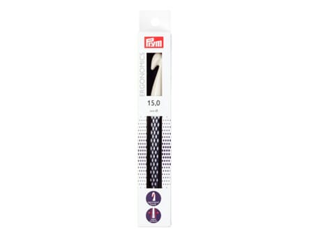 Prym Ergonomics heklenål - 15,0 - lengde 18,5 cm