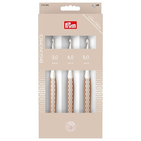 Ergonomics heklenålsett - 3 mm, 4 mm, og 5 mm