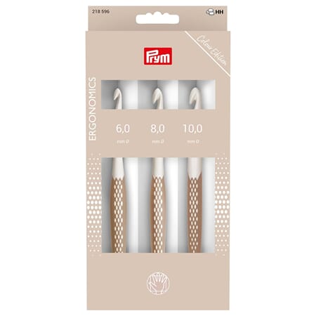 Ergonomics heklenåslett - 6 mm, 8 mm og 10 mm