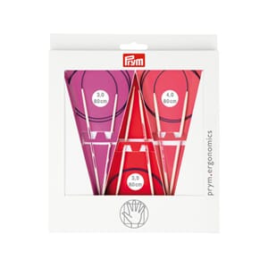 Ergonomics rundpinne sett 80 cm - 3/3,5/4