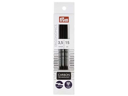 Ergonomics settpinner - carbon - 15 cm/3,5  mm