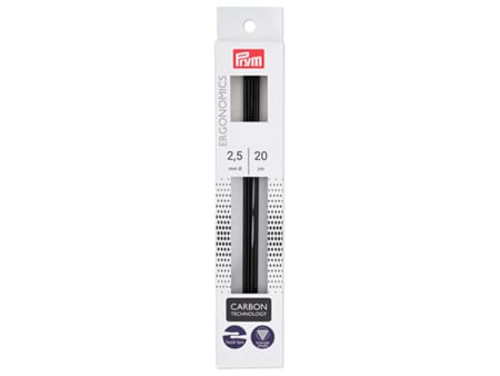Ergonomics settpinner - carbon - 20 cm/2,5 mm