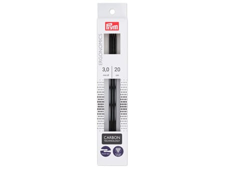 Ergonomics settpinner - carbon - 20cm/3 mm