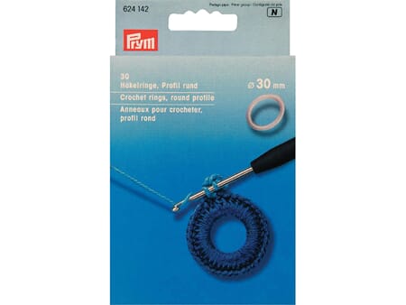 Prym Plastringer 30mm/ 4 mm - 30stk - hvite