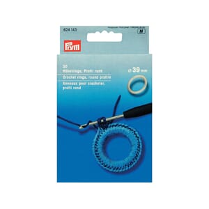 Prym Plastringer 39 mm/ 6 mm - 30stk - hvite
