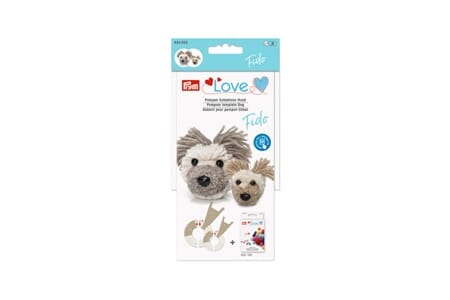 Prym Love Pompom template - Dog Fido