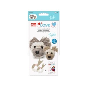 Prym Love Pompom template - Dog Fido