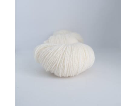 Fjord sokkegarn - 504 bleket hvit