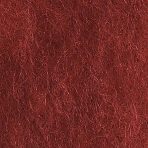 Kardet ull - 50 g - 401 dyp rød