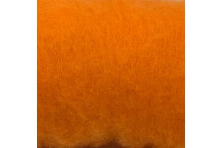 Kardet norsk ull - C1 - 670 orange - 50 g