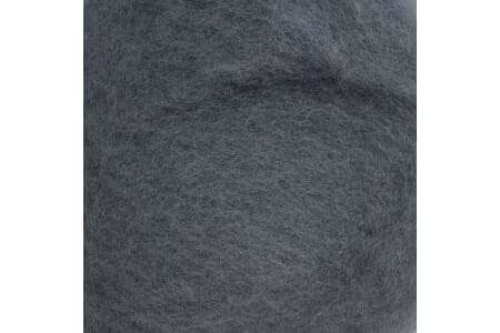 Kardet norsk ull - C1 - 742 antrasitt - 50 g
